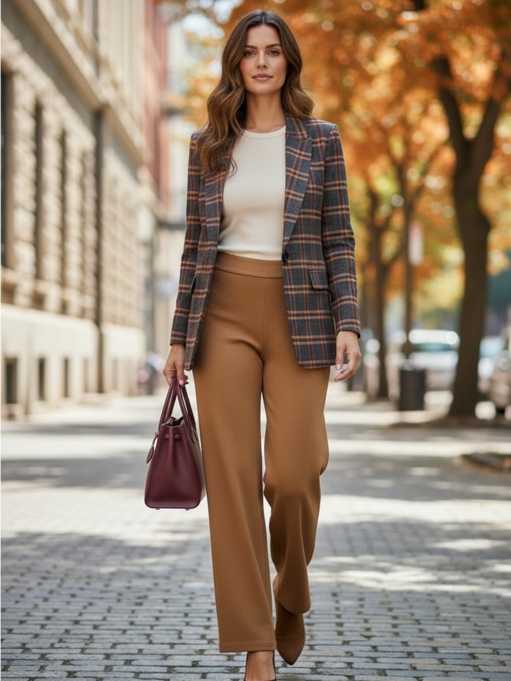 NWT $185 Abbey Glass 12/Large knit Wide-Leg Pull on Pants trousers